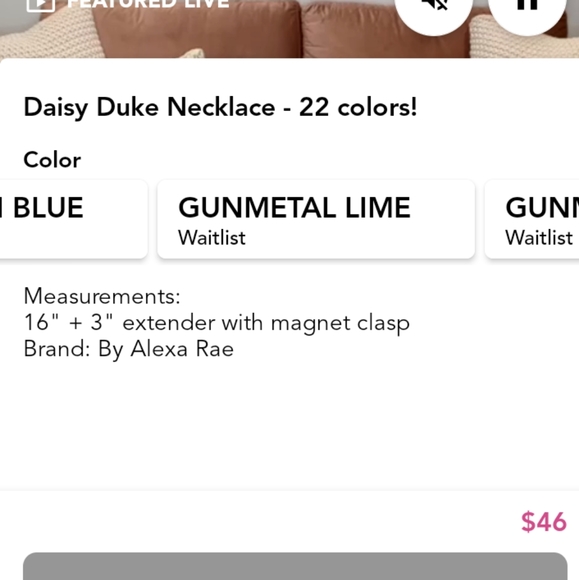 Daisy Duke Necklace - Picture 3 of 4